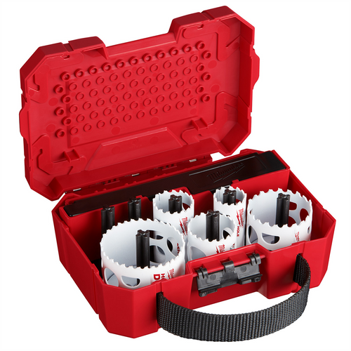 Milwaukee Tool HOLE DOZER Large Diameter Hole Saw Kit - 9PC Milwaukee Tool HOLE DOZER Large Diameter Hole Saw Kit - 9PC