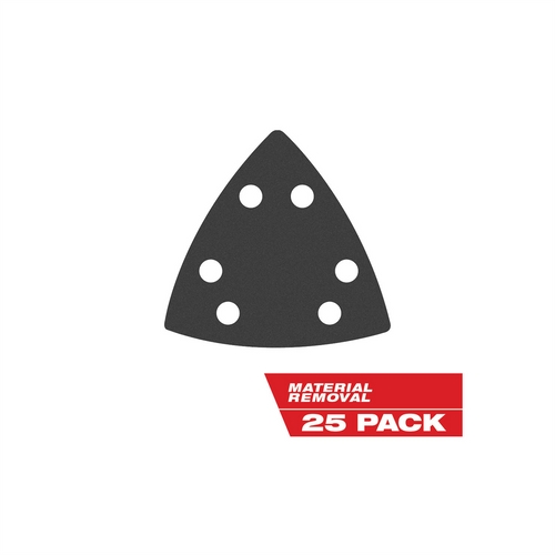 Milwaukee Tool Milwaukee OPEN-LOK 3-1/2" TRIANGLE SANDPAPER VARIETY PACK 25PC Milwaukee Tool Milwaukee OPEN-LOK 3-1/2" TRIANGLE SANDPAPER VARIETY PACK 25PC