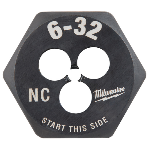 Milwaukee Tool 6-32 NC 1-Inch Hex Threading Die