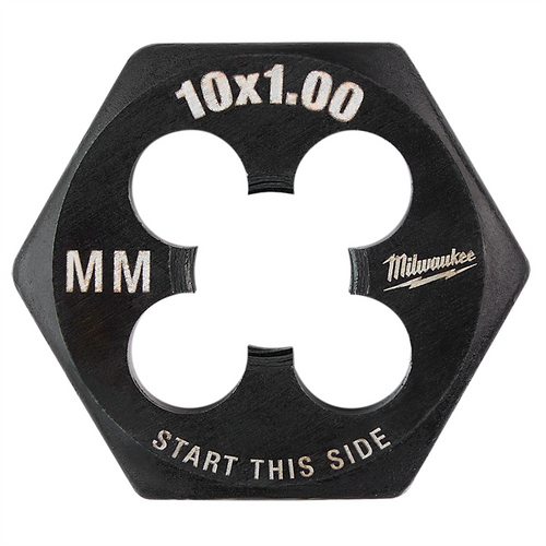 Milwaukee Tool M10-1.00 mm 1-Inch Hex Threading Die