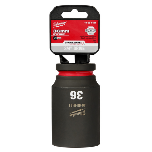 Milwaukee Tool SHOCKWAVE Impact Duty  3/4"Drive 36MM Deep 6 Point Socket