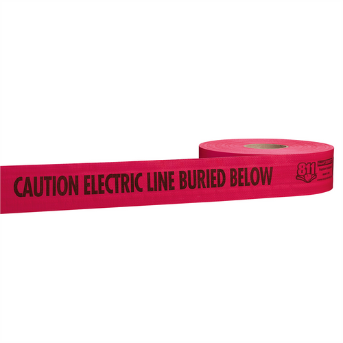 Milwaukee Tool DURATEC® Reinforced Non-Detectable Tape-Electric Line Milwaukee Tool DURATEC® Reinforced Non-Detectable Tape-Electric Line