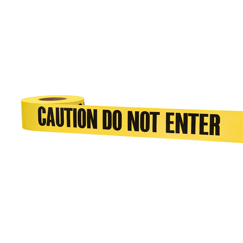 Milwaukee Tool 1000 ft. Premium Yellow Barricade Tape - Caution Do Not Enter Milwaukee Tool 1000 ft. Premium Yellow Barricade Tape - Caution Do Not Enter