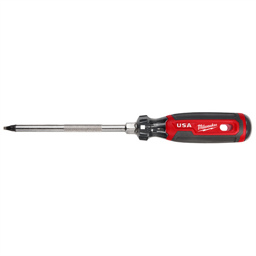 Milwaukee Tool #3 Square 6" Cushion Grip Screwdriver (USA)