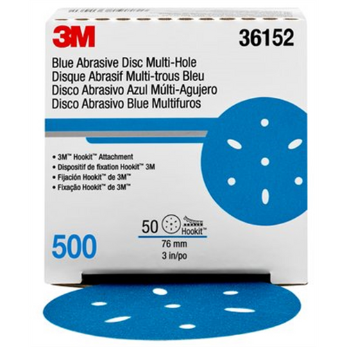 3M 3M Hookit Blue Abrasive Disc Multihole 36152 (4PK)