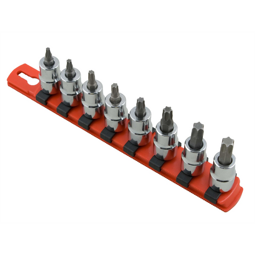 Martin Tools SKT SET 3/8 TORX BIT 8PC Clip