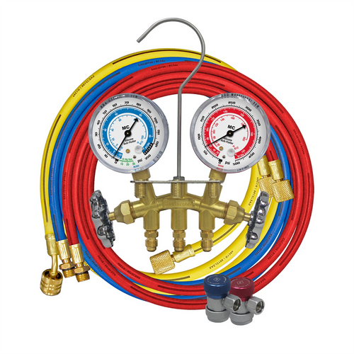 Mastercool GAUG SET A/C 134a BRAS 72" MAN S/OFF