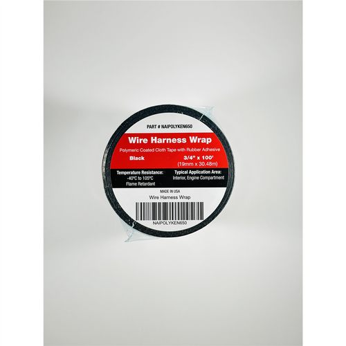 Nairn Polyken 650 Harness Tape 3/4"x100' Black 1 sleeve of 6 rolls