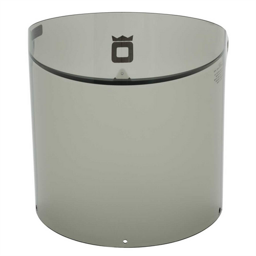 Oberon Face Shield Replacement Window - Polycarbonate - Arc Flash - 30 Cal TCG&trade; -Window: Clear Grey