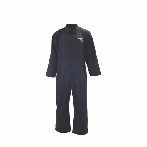 Oberon Coveralls - Arc Flash & Flame Resistant Basic - 8 Cal BSA&trade; - Color: Navy Blue - Size: Medium