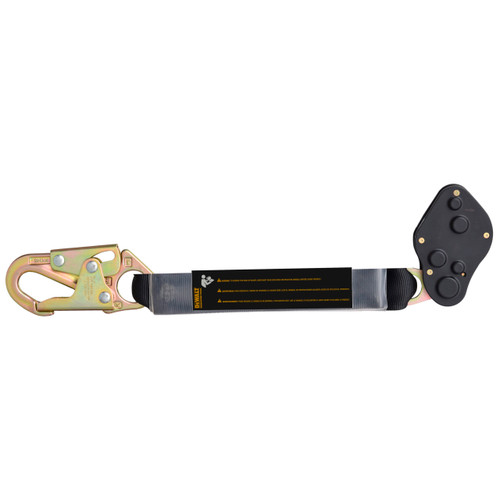 DEWALT Rope Grab - Removable - Manual - 3' Energy Absorbing Lanyard - 5/8 Rope DEWALT Rope Grab - Removable - Manual - 3' Energy Absorbing Lanyard - 5/8 Rope