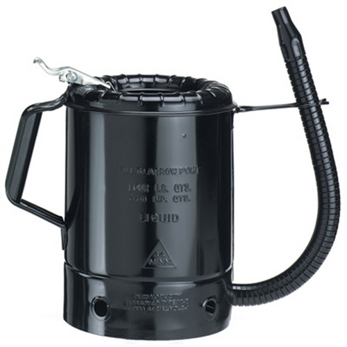 Plews Edelmann MEASURE LIQUID 4 QT. PAINTED STEEL FLEXIBLE SPOUT