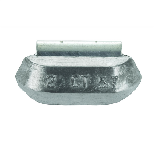 Wegmann Automotive 16oz Heavy-Duty Lead Uncoated Clip-on CT Series  Wheel Weight (Box of 10)