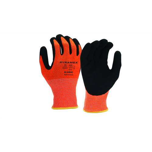 Pyramex Pyramex Safety-Nitrile 13g HPPE Liner A5 Cut TPR - L / 1 Pair