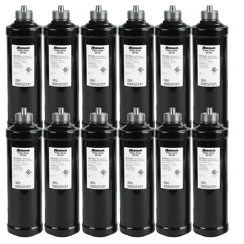 Robinair Recycling Filter-Driers (Spin on Filter) - 12 Pack Robinair Recycling Filter-Driers (Spin on Filter) - 12 Pack