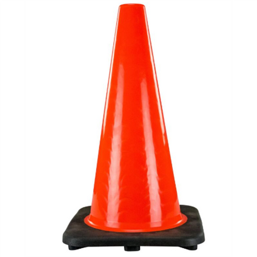 SAS Safety Traffic Cone Solid Orange-18 SAS Safety Traffic Cone Solid Orange-18