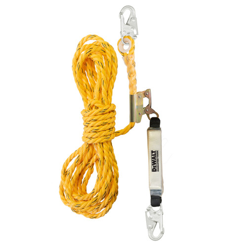 DEWALT 50' Vertical Lifeline with Rope Adjustor DEWALT 50' Vertical Lifeline with Rope Adjustor