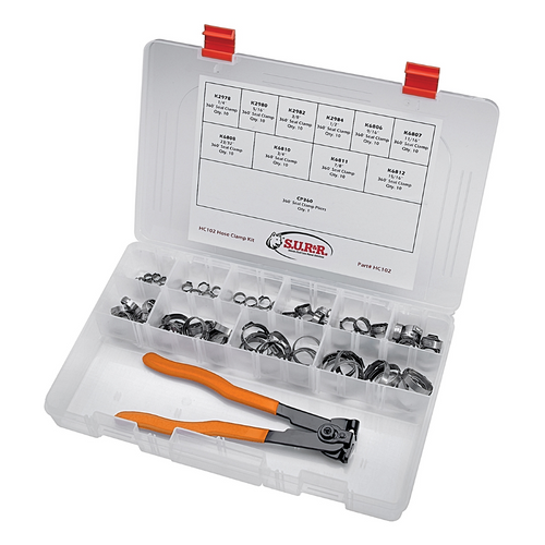 S.U.R.&R. Positive Seal Hose Clamp Kit