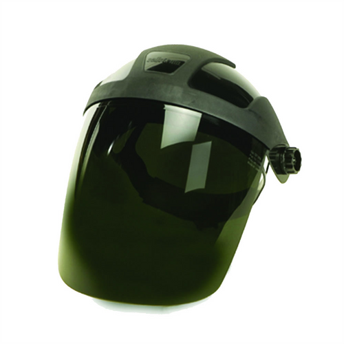 Sellstrom Sellstrom - Face Shield - DP4 Series - 9" x 12.125" x 0.060" Window - Shade 5 IR - Ratcheting Headgear