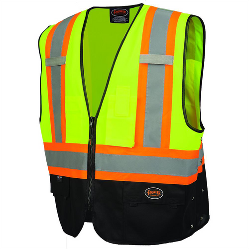 Pioneer Pioneer - Safety Vest - Hi-Vis Yellow/Green/Black - Size S/M Pioneer Pioneer - Safety Vest - Hi-Vis Yellow/Green/Black - Size S/M