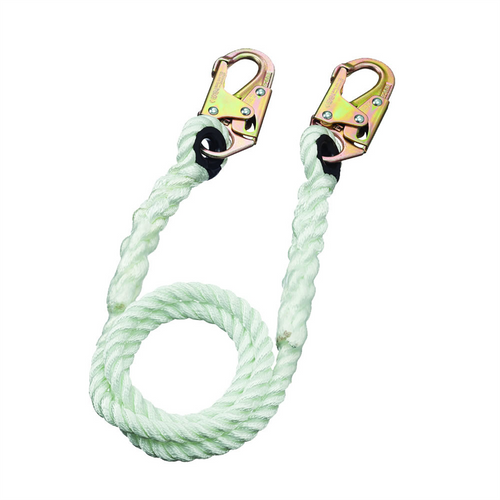 PeakWorks PeakWorks - Restraint Lanyard with 5/8" Rope - Snap Hooks - 4 FT PeakWorks PeakWorks - Restraint Lanyard with 5/8" Rope - Snap Hooks - 4 FT