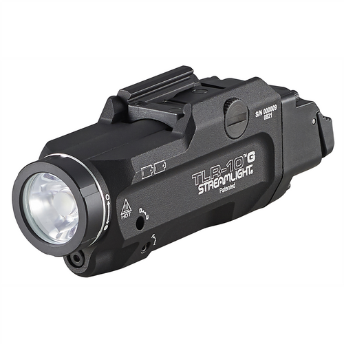 Streamlight TLR-10 G Gun Light with Green Laser and Rear Switch Options - Black Streamlight TLR-10 G Gun Light with Green Laser and Rear Switch Options - Black