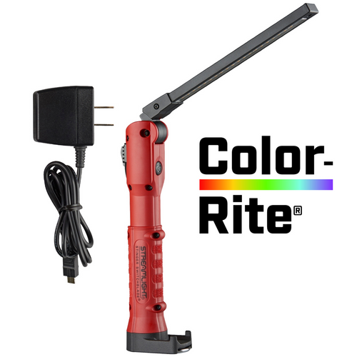 Streamlight Stinger Switchblade 800 Lumen Color-Rite Light Bar Worklight with USB Charge Cord - Red Streamlight Stinger Switchblade 800 Lumen Color-Rite Light Bar Worklight with USB Charge Cord - Red