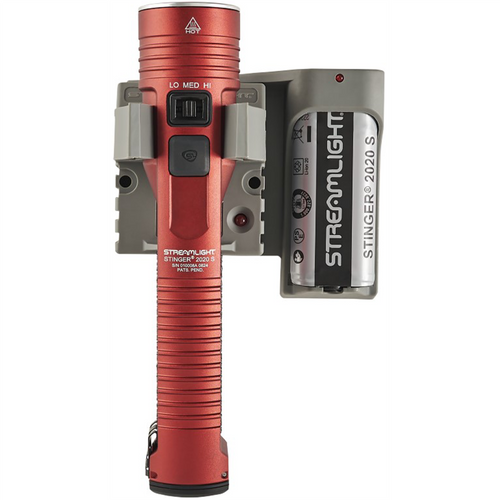 Streamlight Stinger 2020 S 2000 Lumen Rechargeable Flashlight with Piggyback - Red