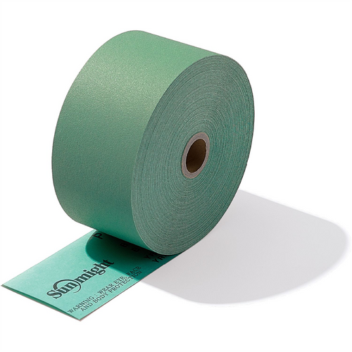 Sunmight USA Corporation Film 22110 Open Coated Sheet Roll, 2-3/4 in W x 45 yd L, P180 Grit, Premium Aluminum Oxide Abrasive