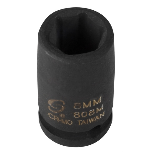 SUNEX SOC 8MM 1/4D IMP 6PT