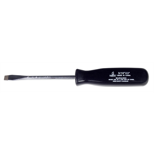 Sunex 3/16" x 3" Black Screwdriver