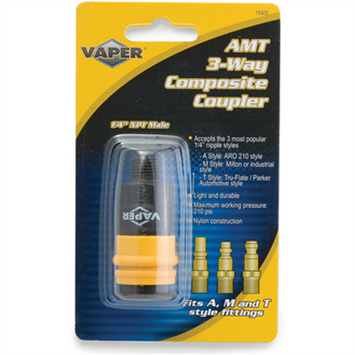 Titan AMT 3-Way Composite Coupler(Male)