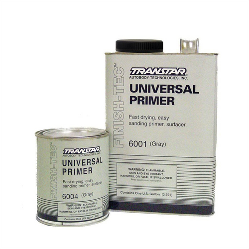 Transtar Autobody Products 6001 Universal Primer, 1 gal Can, Gray, 1:1-1 1/2 Mixing, 388 sq-ft/gal at 1 mil Coverage