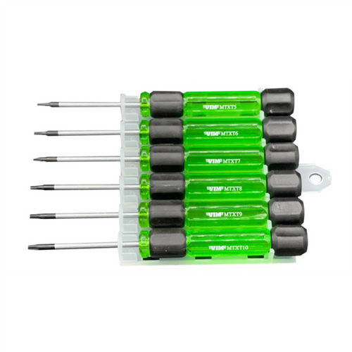 VIM Tools 6 Piece Miniature TORX Screwdriver Set VIM Tools 6 Piece Miniature TORX Screwdriver Set