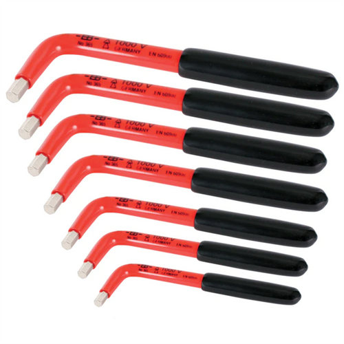 Wiha Tools 7 Piece Insulated Hex L-Key Set Wiha Tools 7 Piece Insulated Hex L-Key Set