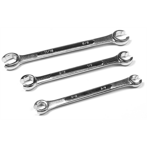 Wilmar Corp. / Performance Tool 3 Pc SAE Flare Nut Wrench Set Wilmar Corp. / Performance Tool 3 Pc SAE Flare Nut Wrench Set