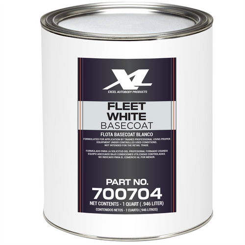 Excel Auto Body Products FLEET WHITE B/C QT.