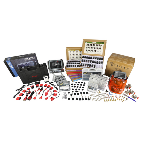 Xtool USA Complete Keymaking System with Nitro XT Diagnostic Scan Tool (Triton Key Machine, Nitrous Keys Remotes Complete Bundle, Full MFK Set)