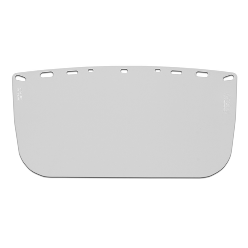 MALTA DYNAMICS Visor, Economy Polyester, Clear, Flat, 8" X 15" X .04" MALTA DYNAMICS Visor, Economy Polyester, Clear, Flat, 8" X 15" X .04"