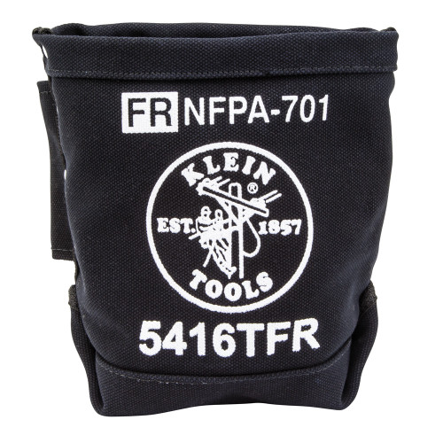 KLEIN TOOLS Tool Bag, Flame Resistant Bolt Bag, No. 4 Canvas, 5 x 10 x 9-Inch KLEIN TOOLS Tool Bag, Flame Resistant Bolt Bag, No. 4 Canvas, 5 x 10 x 9-Inch
