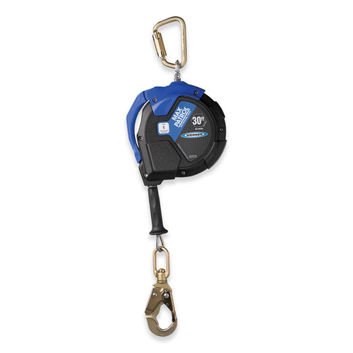 WERNER 30ft Max Patrol Self-Retracting Lifeline, Galvanized Cable WERNER 30ft Max Patrol Self-Retracting Lifeline, Galvanized Cable