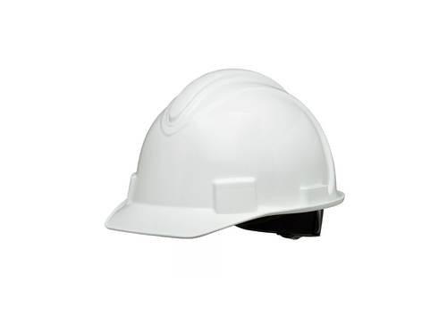 Short Brim Hard Hat White