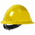 Full Brim Hard Hat W/ Hdpe Shell  Vented  Yellow