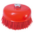 Astro Pneumatic 6" Nylon Bed Brush, Red, 5/8" thread