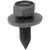 AUVECO 12693 Hex Head Sems CA Point Body Bolt, M6 x 1 mm x 20 mm L x 10 mm Across Flats, Phosphate