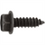 AUVECO HEX WASHER HEAD TAP SCREW #14 X 3/4 BLK. OXIDE