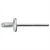 AUVECO 20834 Specialty Rivet, 3/16 in Dia x 1/16 to 1/4 in Grip Range, Aluminum Rivet/Steel Mandrel