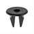 AUVECO 21068 Fender Apron Nut, M4.8 Screw x 16 mm Dia Head x 11 mm L Stem x (8.5 x 8.5 mm) Hole, Nylon, Black