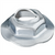 AUVECO THREAD CUTTING NUT 6.3MM STUD SIZE - ZINC