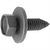 AUVECO AP11320 Hex Head Sems CA Point Body Bolt, 5/16 in - 18 TPI x 1 in L x 1/2 in Across Flats, Phosphate
